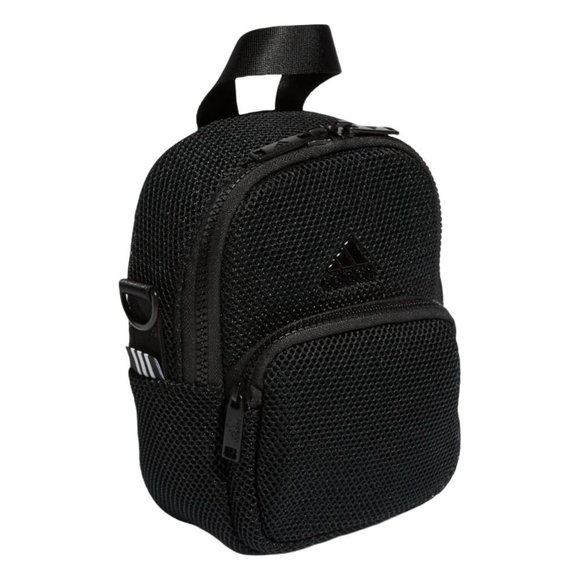 Adidas Black Air Mesh Mini Backpack - Picture 3 of 7